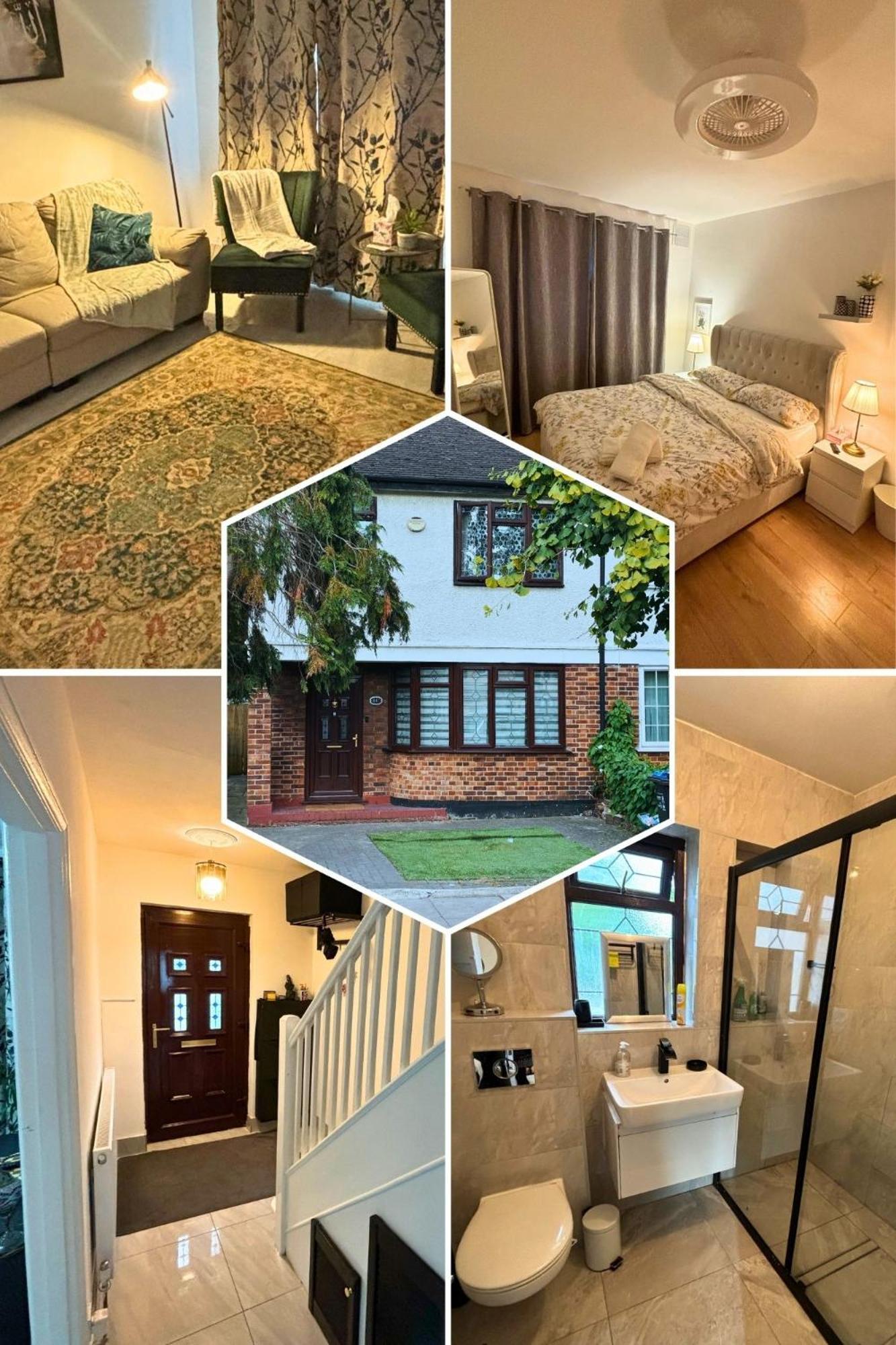 Charming And Cosy London Home, Garden, Parking & Family Fun Mitcham Exteriér fotografie